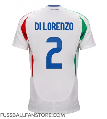 Italien Giovanni Di Lorenzo #2 Replik Auswärtstrikot EM 2024 Kurzarm